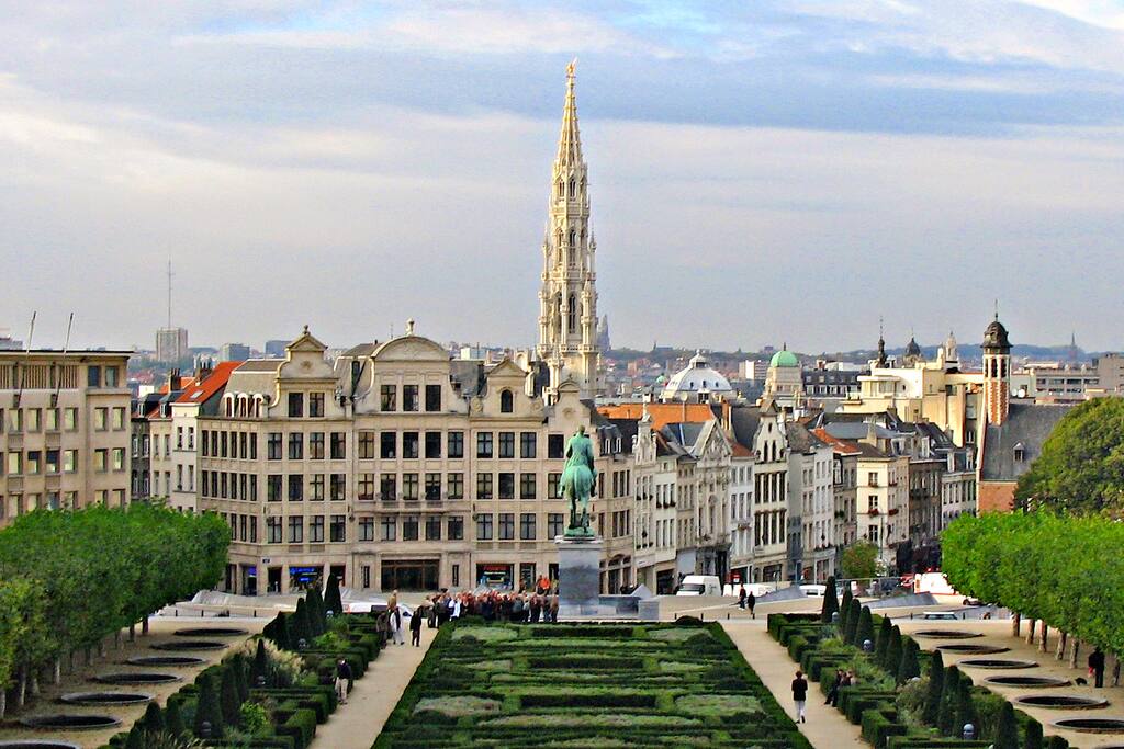 Vue du mont des arts, à 2 minutes de l'appartement