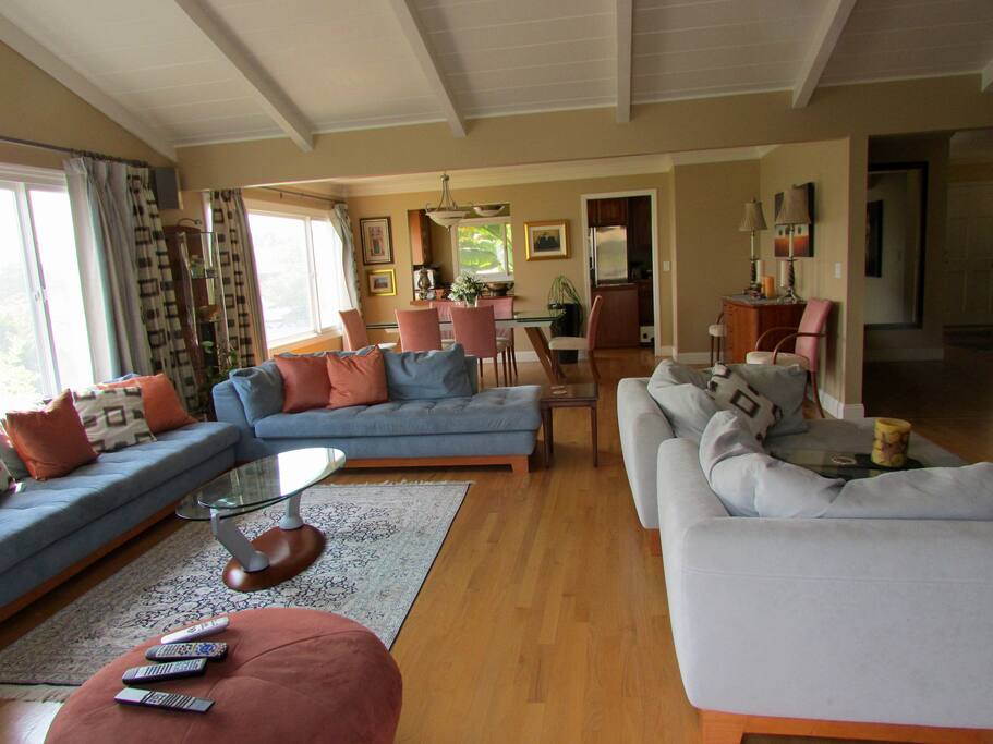 Open Plan Family, Dining and TV Room
