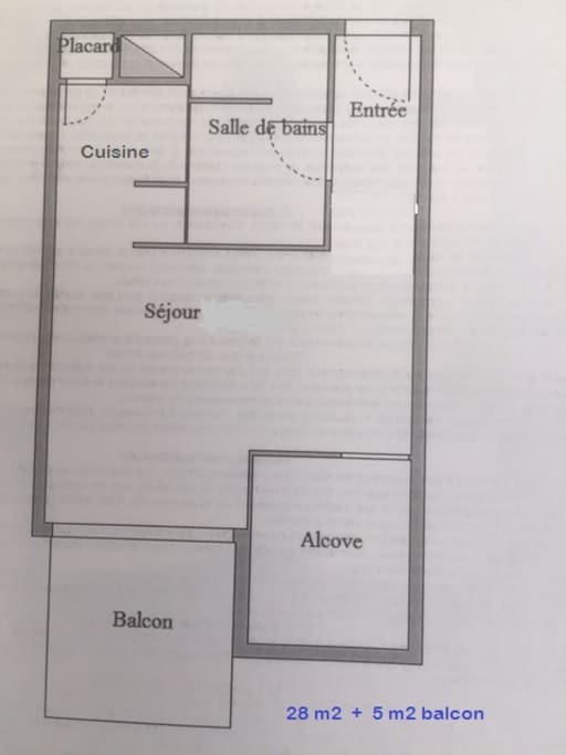 Plan de distribution des espaces.