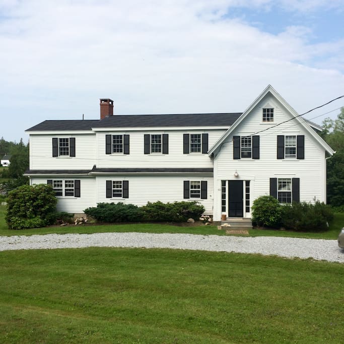 View of house from dead-end road