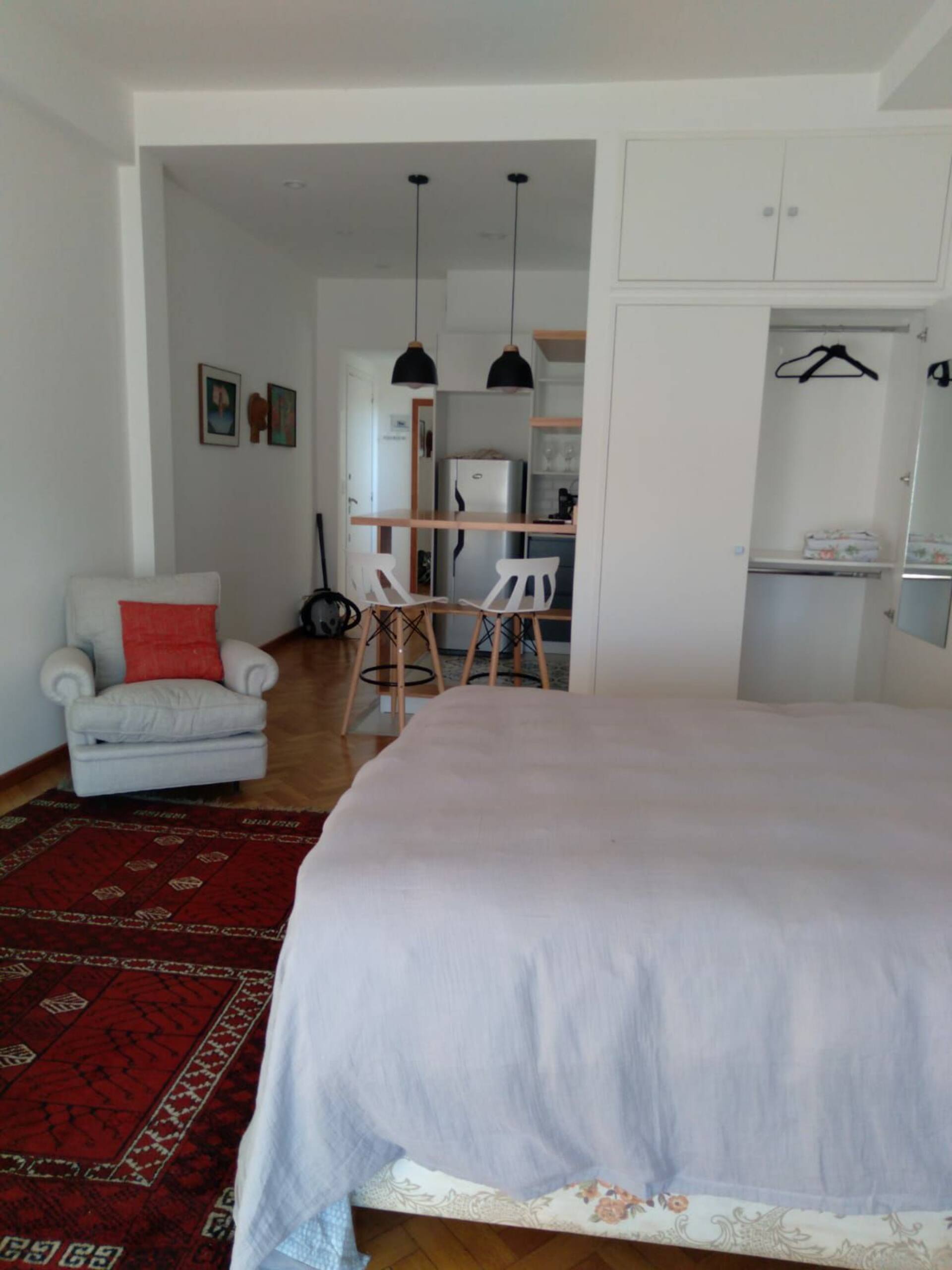 Studio apartment with balcony in San Nicolás