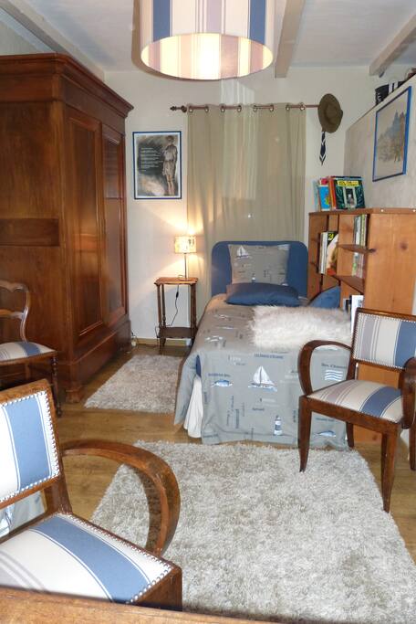 Chambre Marine, 2 lits 90 cms