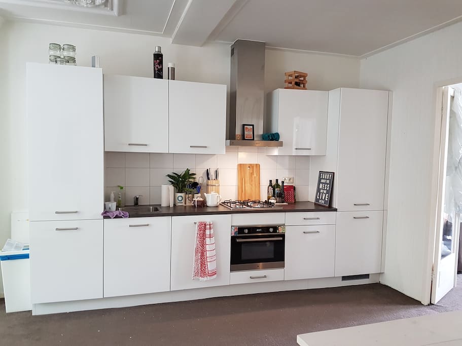 You can use our kitchen.