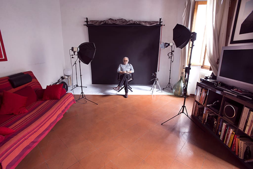 My Living Room during my work, shooting movie or photography.