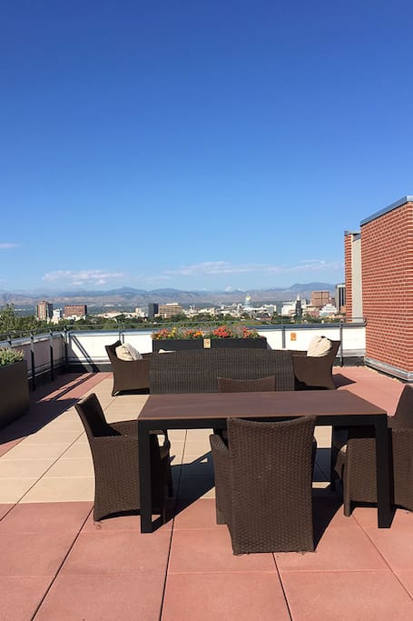 A rooftop with a VIEW!