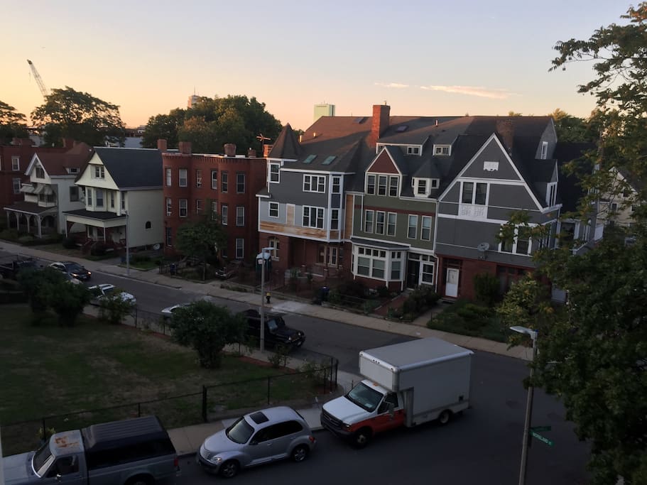 View from third floor