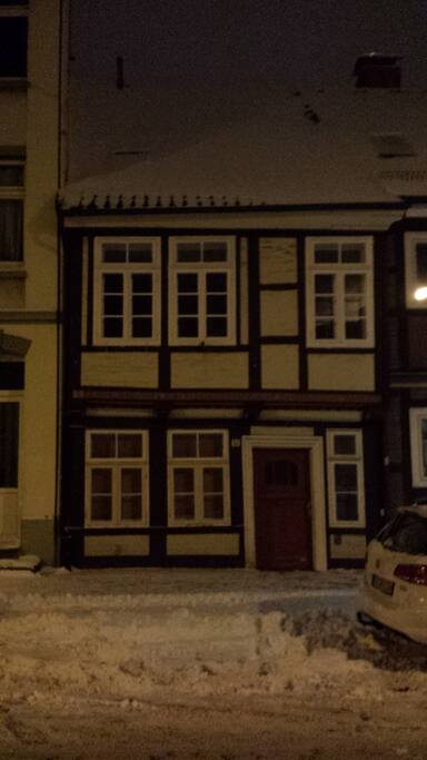 Living in a 400 years old Timberwood House in the historic district of Celle