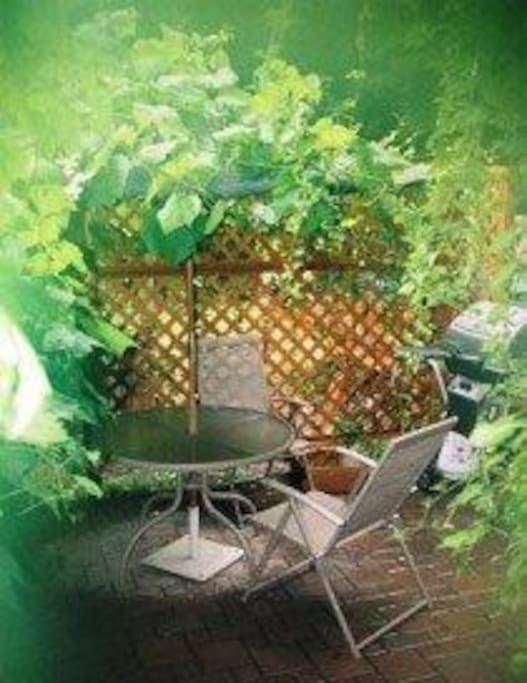 Your private patio