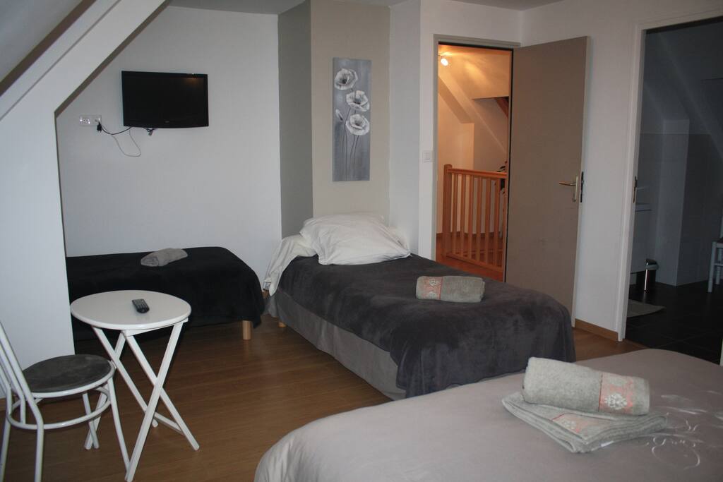 Chambre Flora
(2 lits de 90x190)