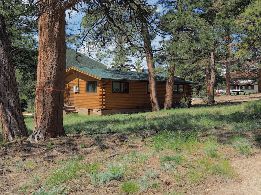 Rocky Mountain High Cabin - Drive to the side of the cabin and relax, unwind and relish the rockies!