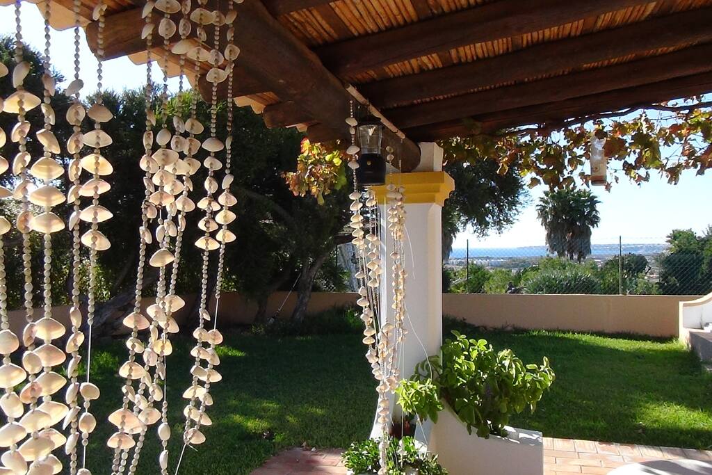 Patio with ocean view