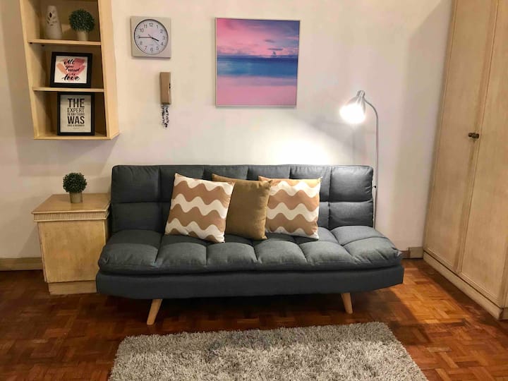 Greenbelt Unit w/ Netflix Movies near Ayala Malls Condominiums for