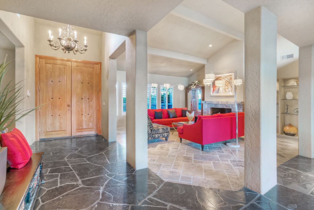 Entry to home and Formal Living area