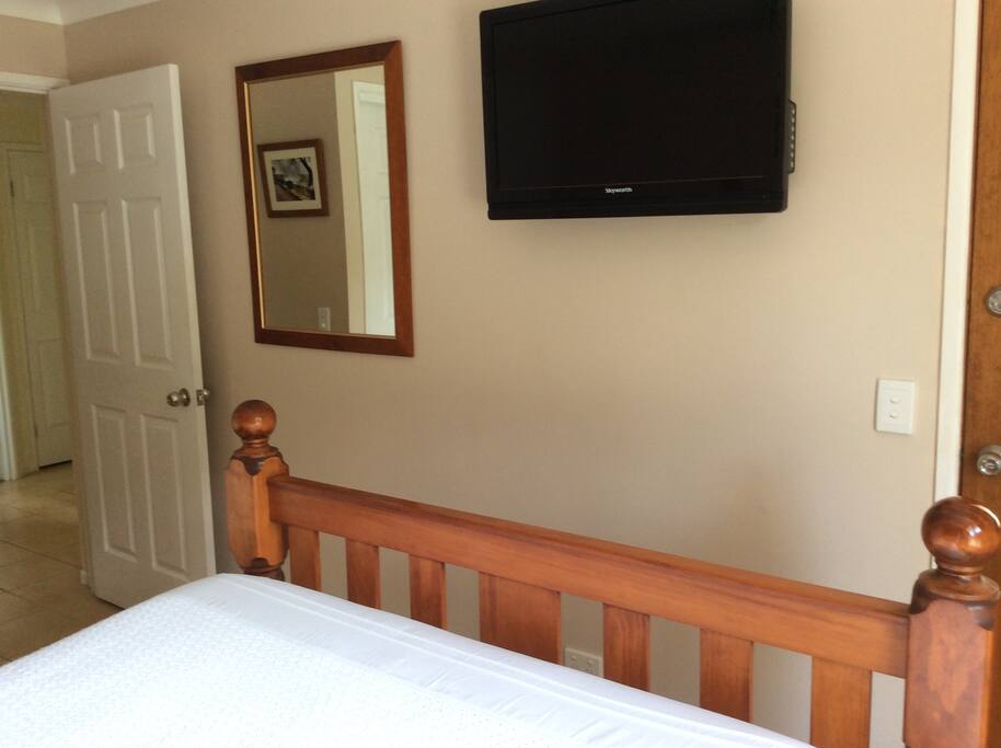 TV at end of bed