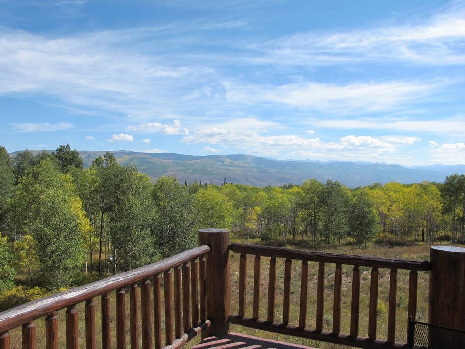 Summer view from Back Deck