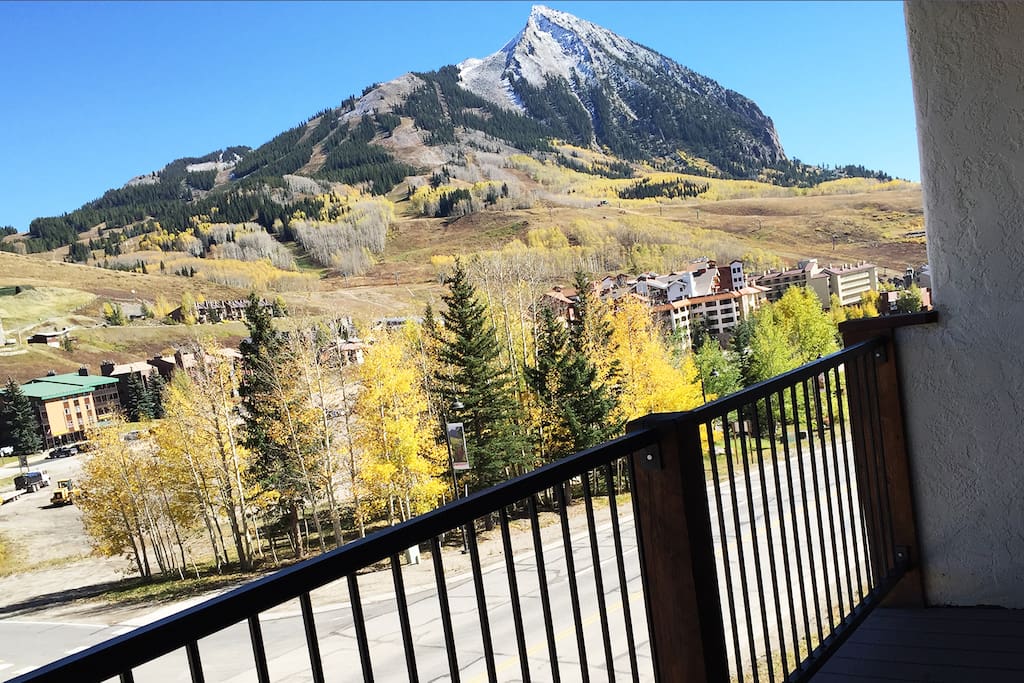 one of the best views of mt crested butte in Crested Butte! right from your porch