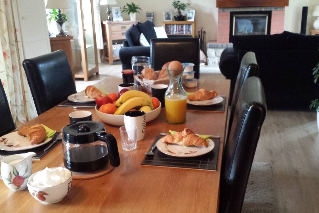 Breakfast included
