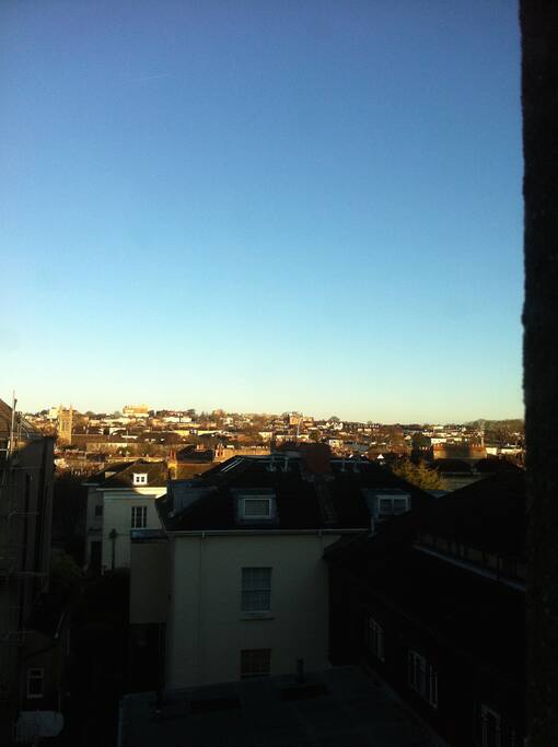 Unique view from the bedroom