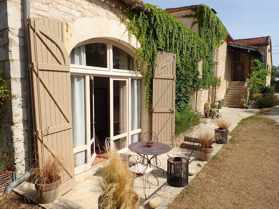 La façade de la maison