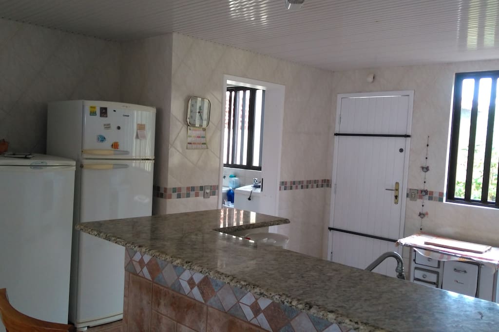 cozinha integrada sala + lavanderia