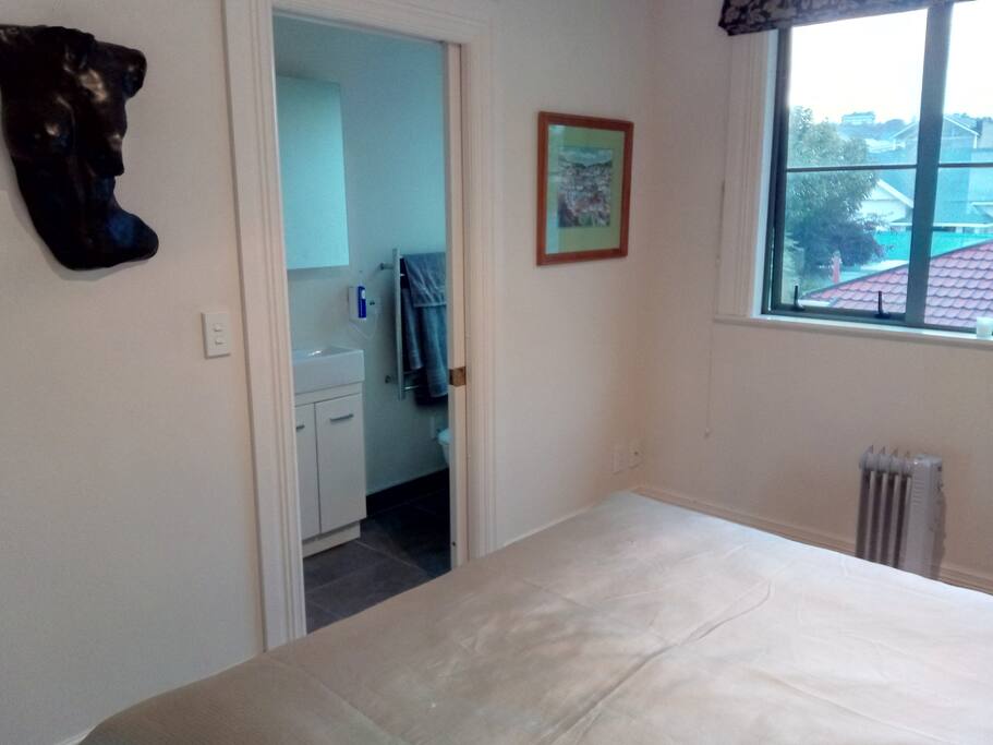 Entry to ensuite - toilet and shower