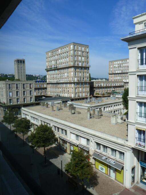 Avec vue sur l'Hôtel de ville
