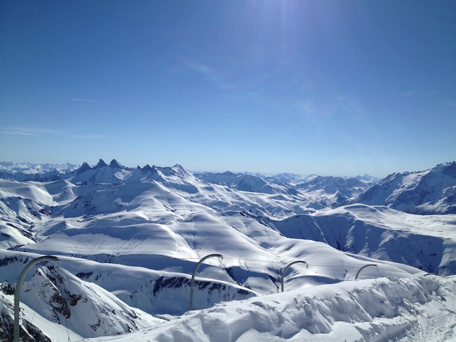Vue du pic blanc 3300 m