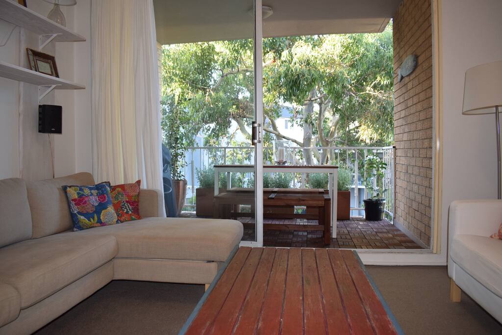 Living Room: Large living room open to main terrace