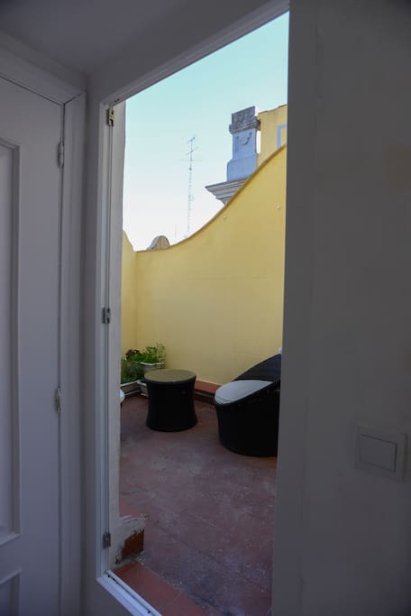 Access to the balcony