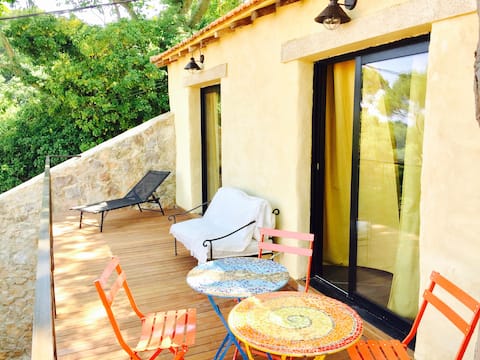 Maison, centre ville, terrasse, parking, calme