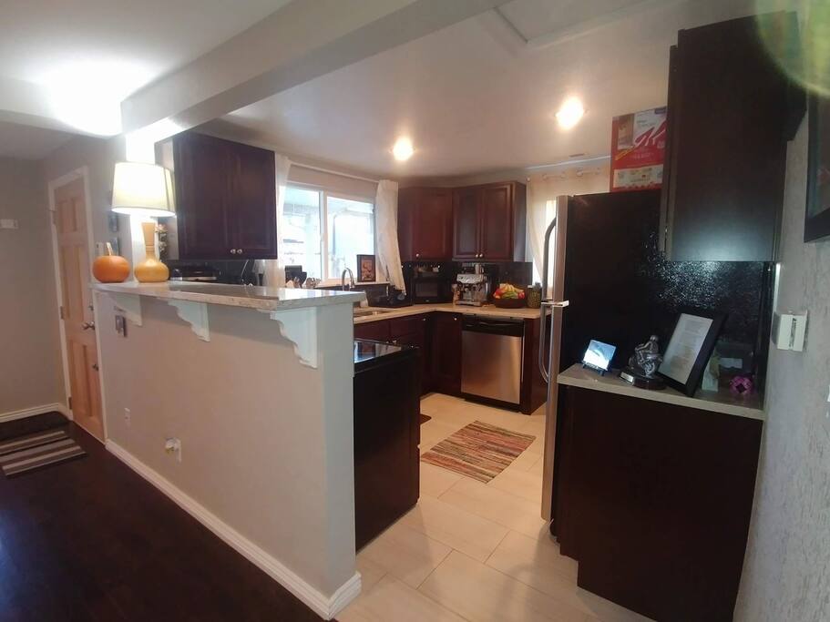 kitchen from the living space