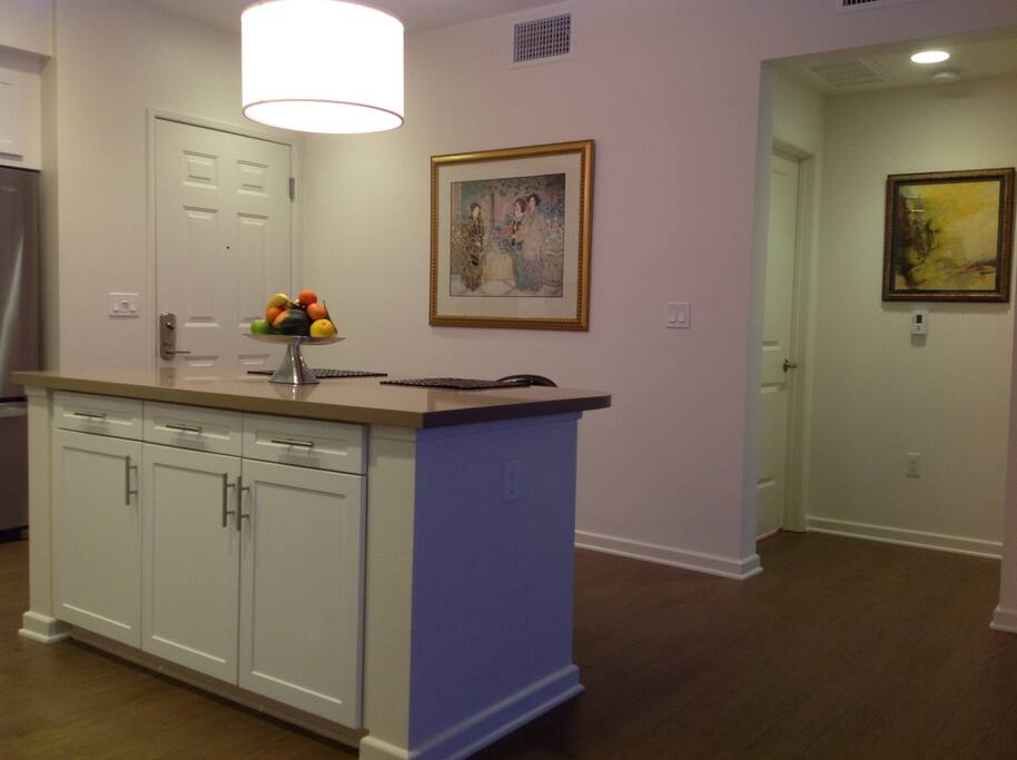 Kitchen with island