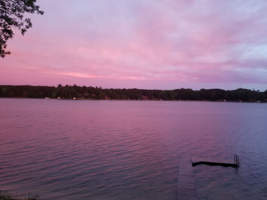 Reflected sunset