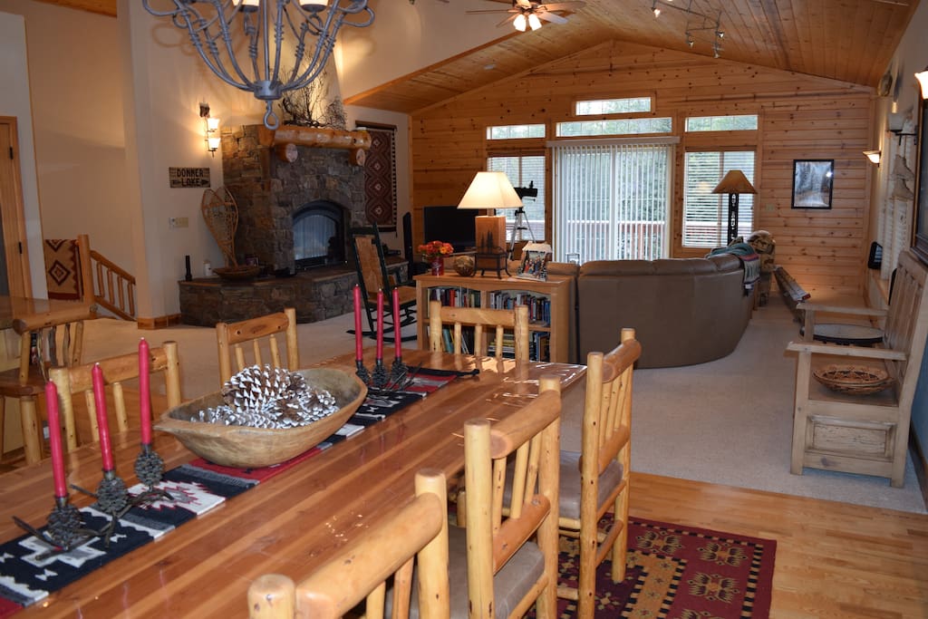 Dining and living room