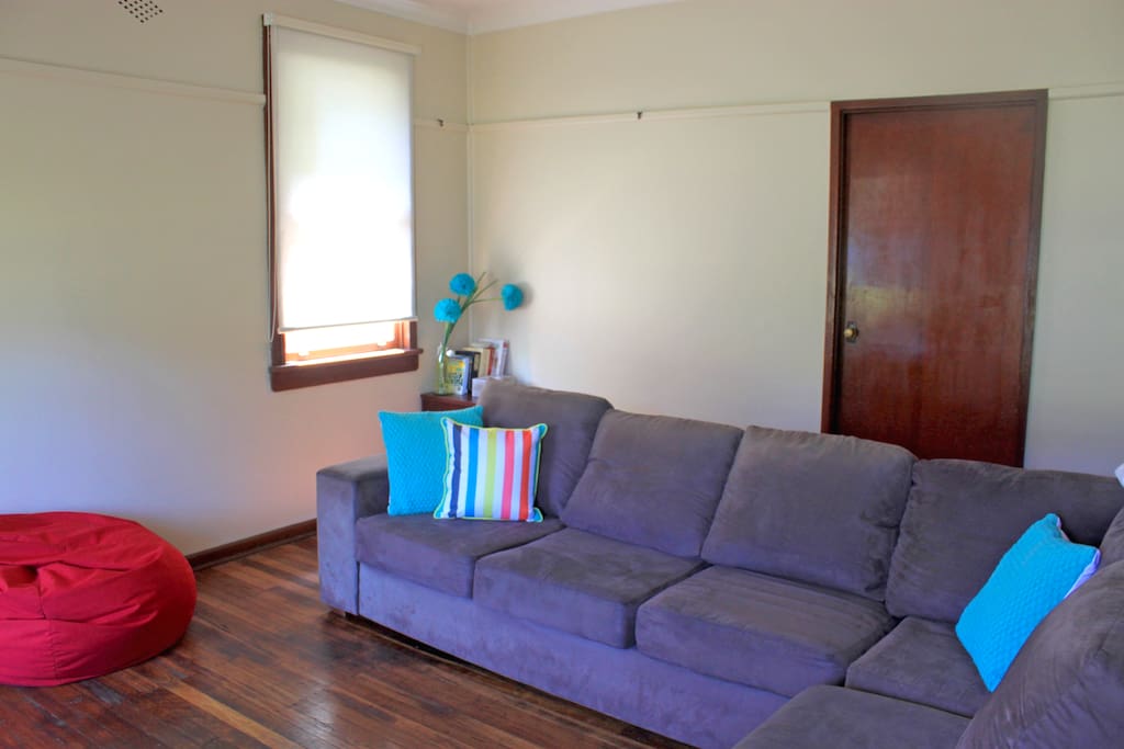 Large lounge room for everyone to relax in.