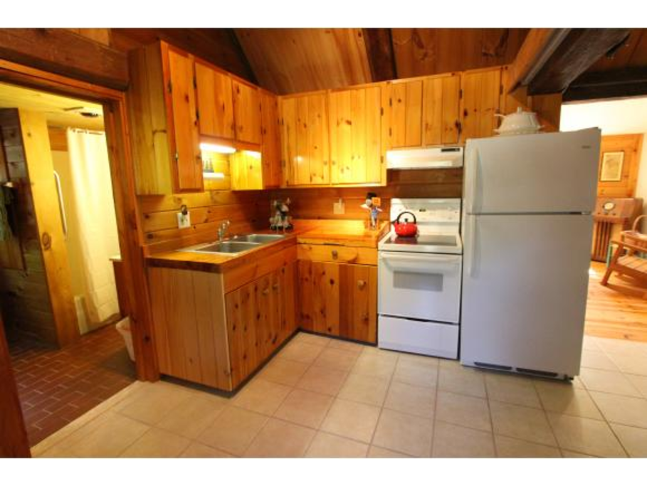 Kitchen to cook all your farmstand goodies.