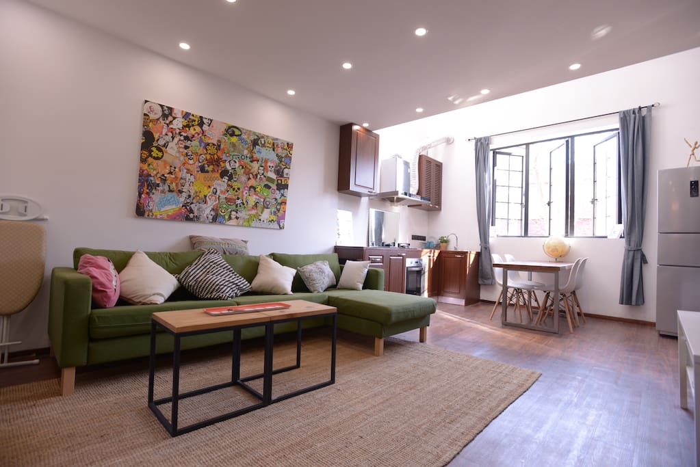 Comfortable space to run around.