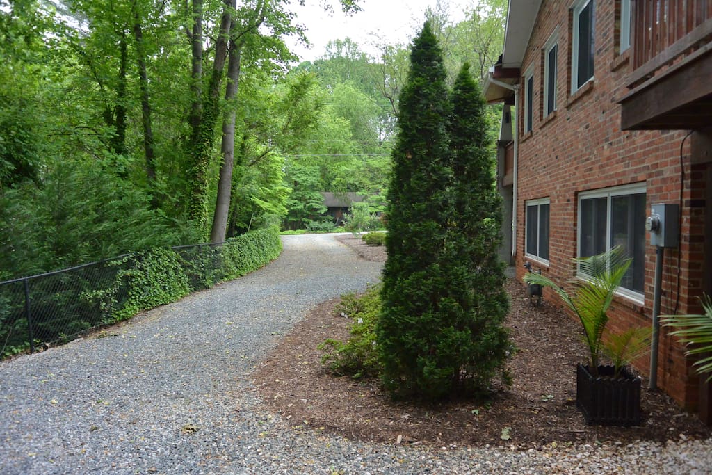 You have your own driveway!