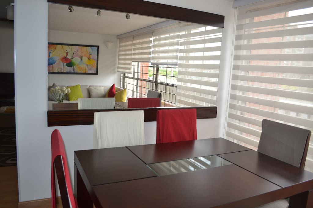 The dining room