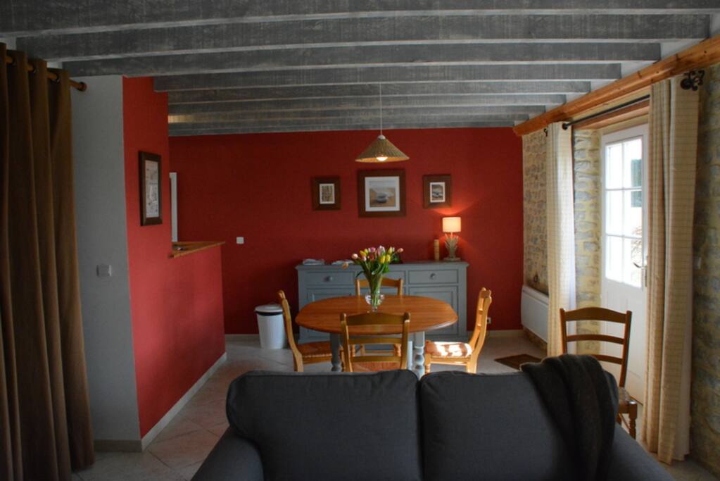Salon, salle-à-manger l'Etable