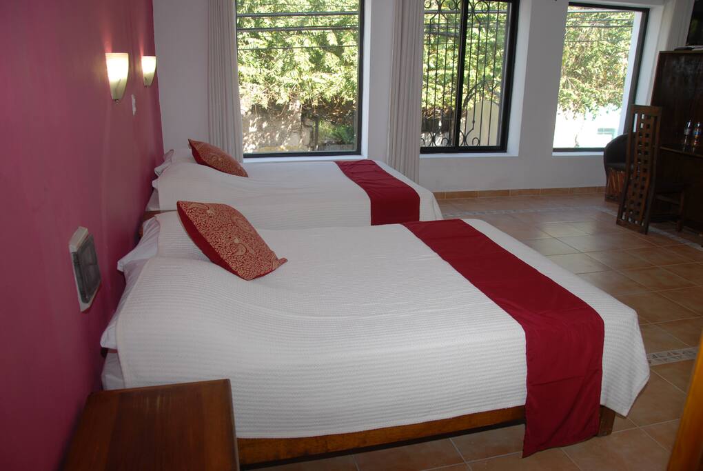 2 Matrimonial size beds