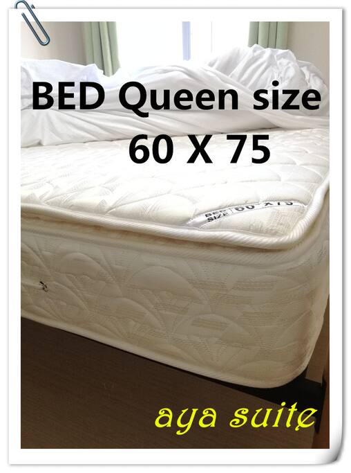 BED Queen size 60x75