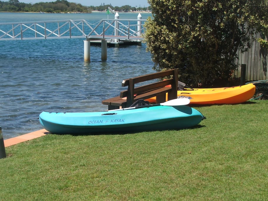 kayak hire to explore the river