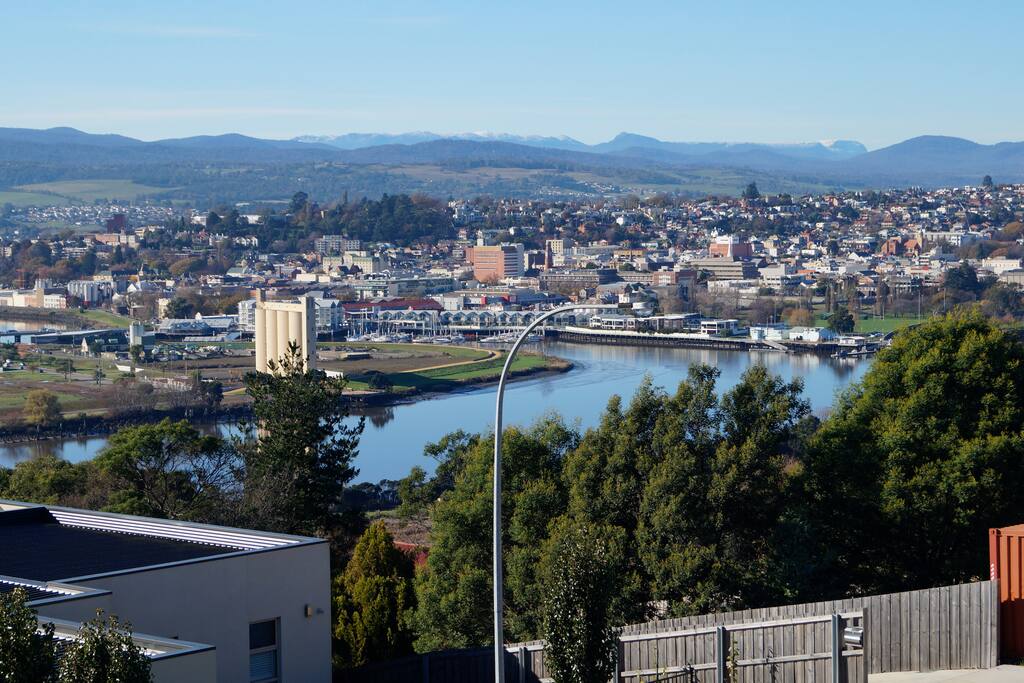 View from the house looking towards city centre.
