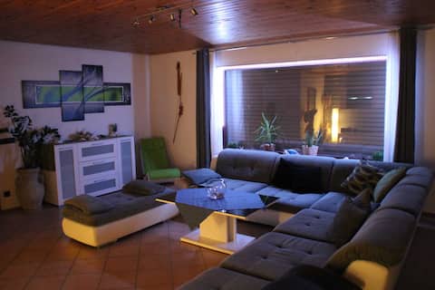 The panoramic apartment in the countryside