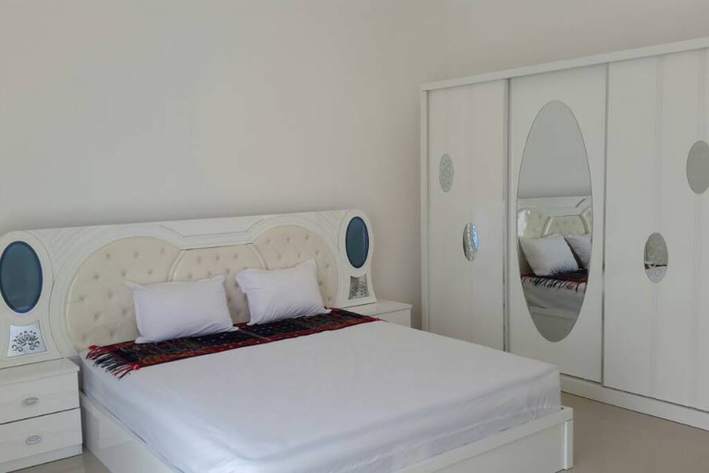 Bed room with king sized bed