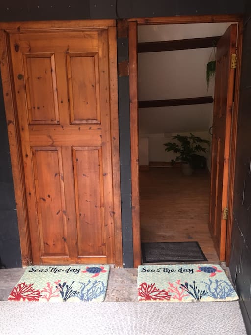 Doorway entrance (both doors, although we only use one)