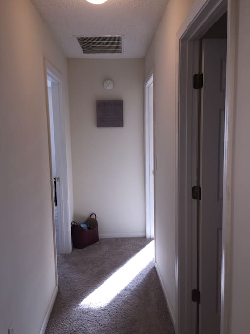 Hallway to Bedrooms and Bathroom