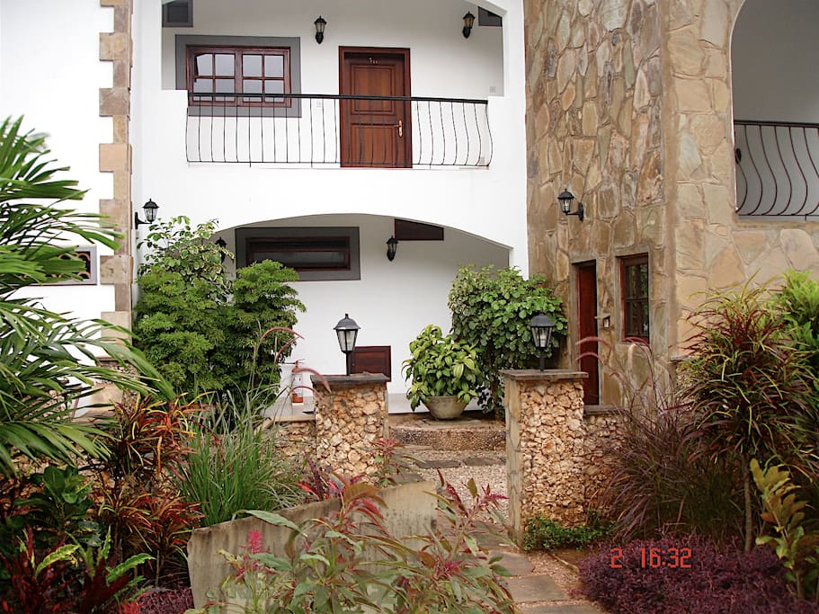 The front entrance