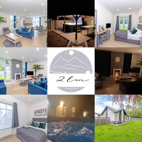Luxury hot tub Family/dog Friendly bungalow-garden